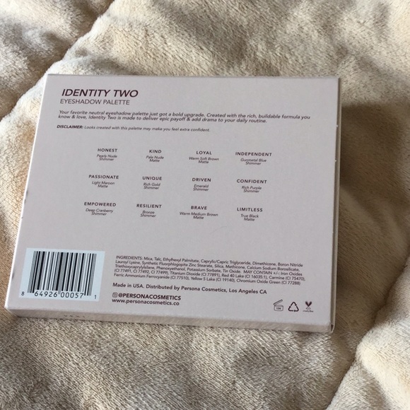 Persona Cosmetics Identity Two Eyeshadow Palette New/Opened only for picture - Picture 2 of 2